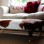 Bespoke Footstool With Turned Leg And Brass Castors